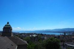 View of Zurich from the ETH rooftop